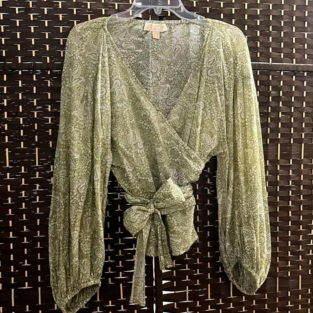 Michael Kors long sleeve blouse L
